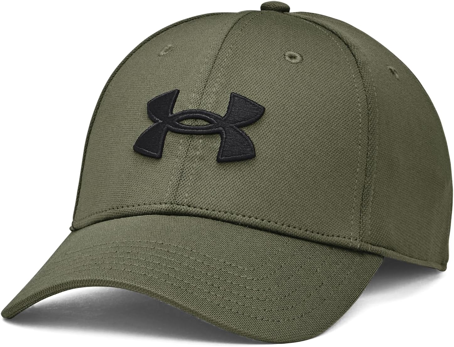 Detalle de Under Armour Blitzing Low Stretch Fit Cap – Black/Blanco, M/L