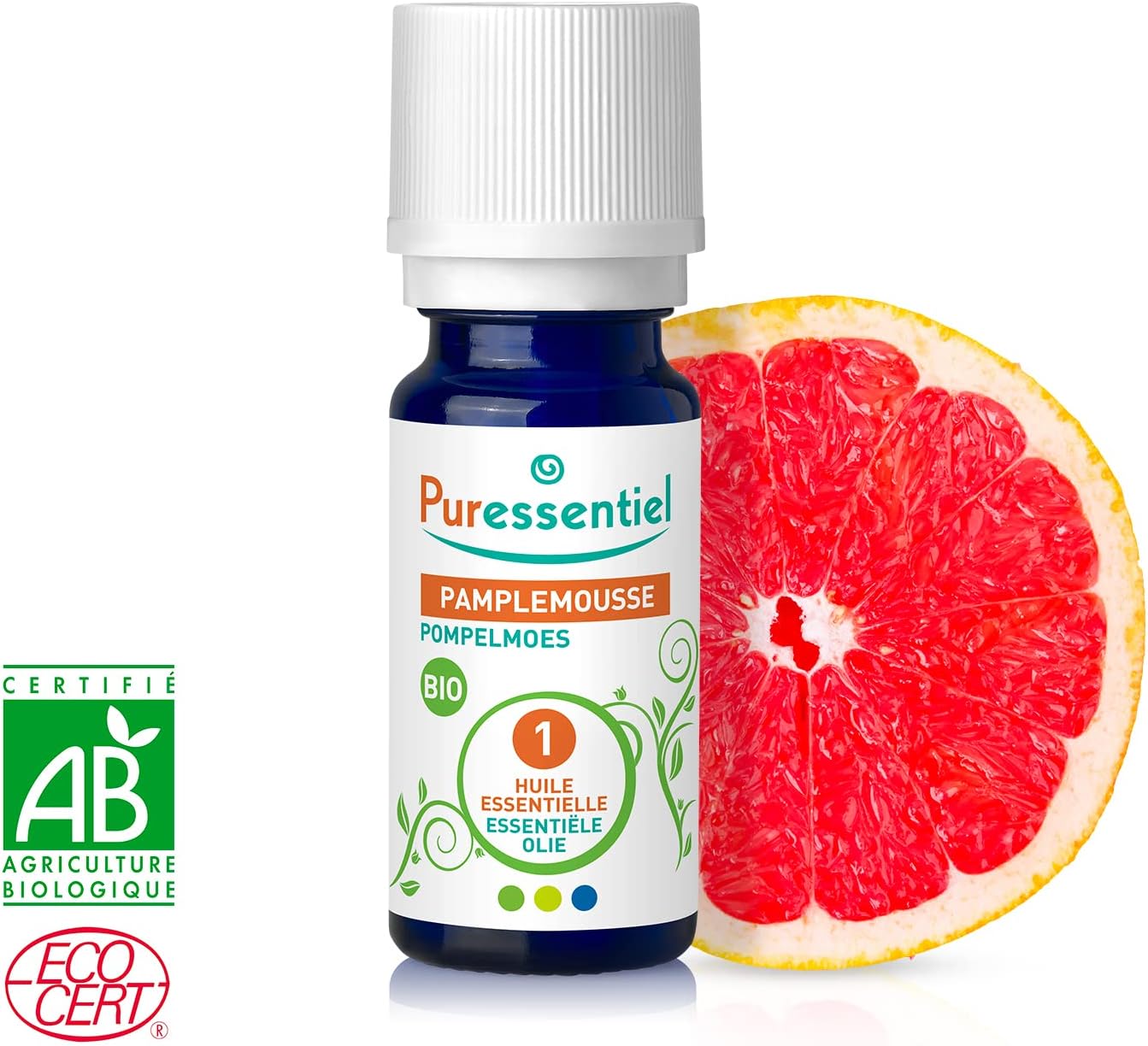 Thumbnail 2 de Puressentiel Olio Essenziale di Pompelmo 10 ml – per drenaggio e disintossicazione, BIO, Vegan e Cruelty Free