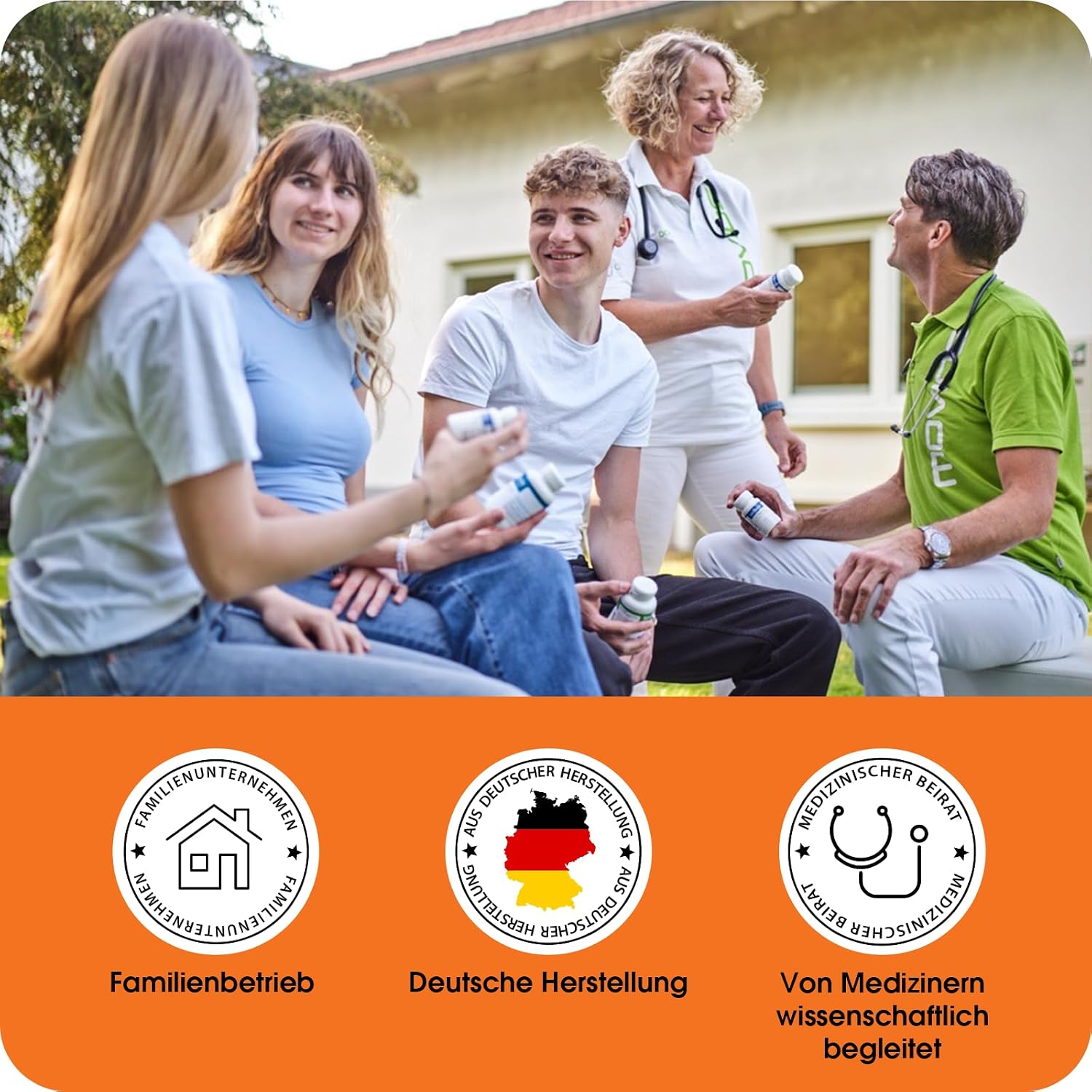 Detalle de Fair & Pure Vitamin B5 200 mg Pantothensäure – 180 Tabletten, vegan, ohne Magnesiumstearat, hergestellt in Deutschland