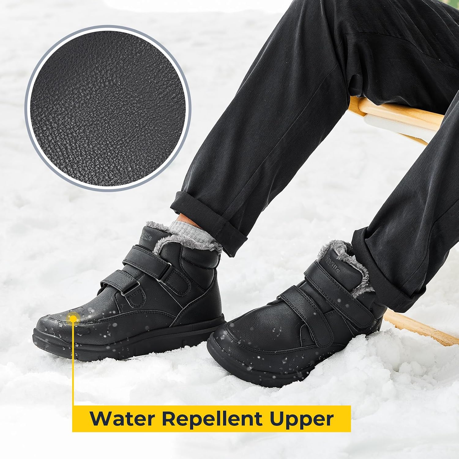 Thumbnail 4 de FitVille Mens Winter Snow Boots