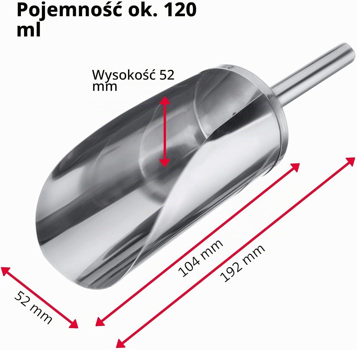Thumbnail 4 de Westmark 91122270 – szufelka spożywcza 120 ml ze stali nierdzewnej