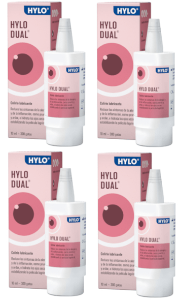 Hylo-Dual Colirio lubricante 4x10 ml