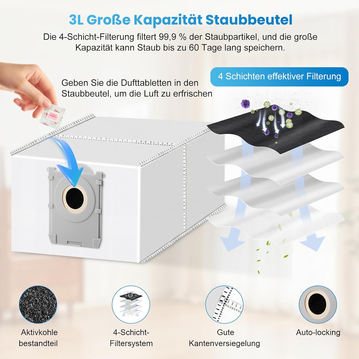 Thumbnail 2 de Pure Realm 26-teiliges Zubehörset für ECOVACS DEEBOT X8 PRO Omni / X8 Omni (Ersatzteile für X8-Serie)