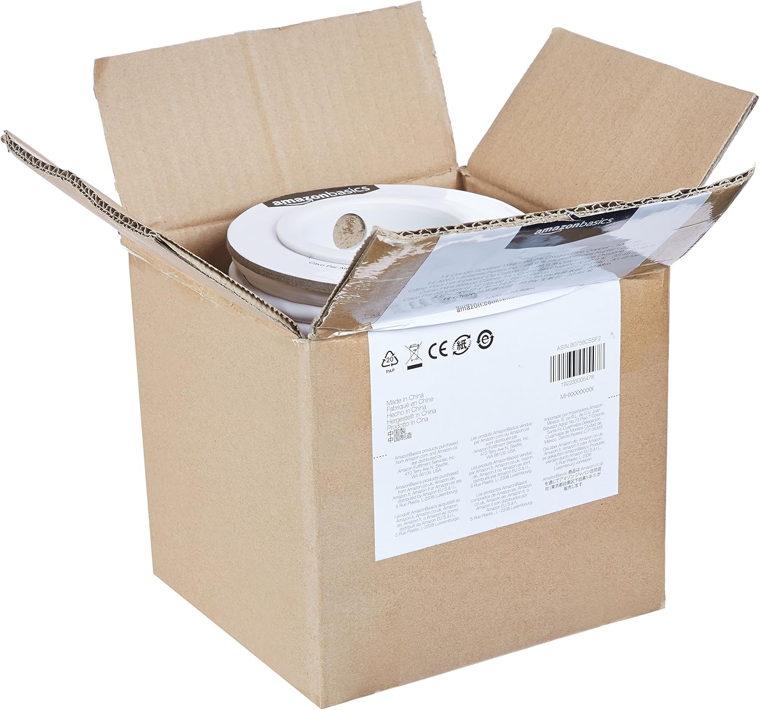 Thumbnail 2 de Amazon Basics Speaker Wire 12 AWG en cuivre OFC sans oxygène – 30,5 m, blanc