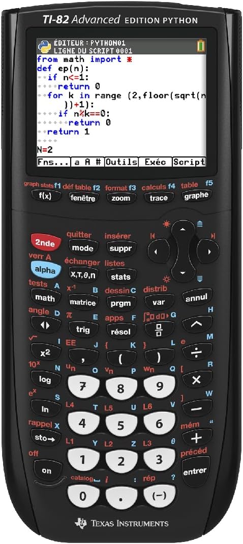 Thumbnail 3 de Texas Instruments TI‑82 Advanced Calculatrice Graphique avec mode examen