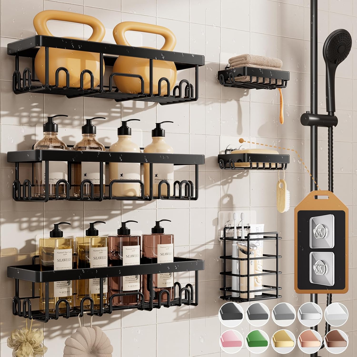 Detalle de Veken Shower Caddy 6-pack