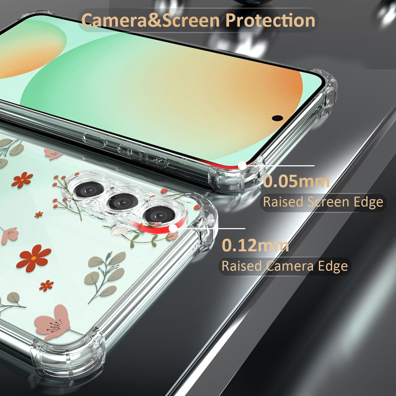 Detalle 2 de CAROKI Clear Floral Delight for Samsung S24 FE