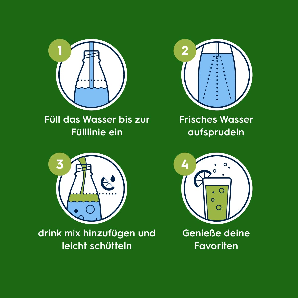 Thumbnail 4 de Sodastream Drink Mix 7up Zero Zucker – 4er Pack (4 × 440 ml) zuckerfreier Sirup für sprudelndes & stilles Wasser