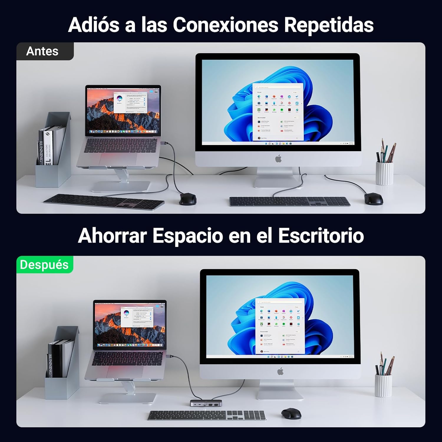 Thumbnail 4 de UGREEN Switch USB C KVM 4 Puertos 5Gbps para 2 PC