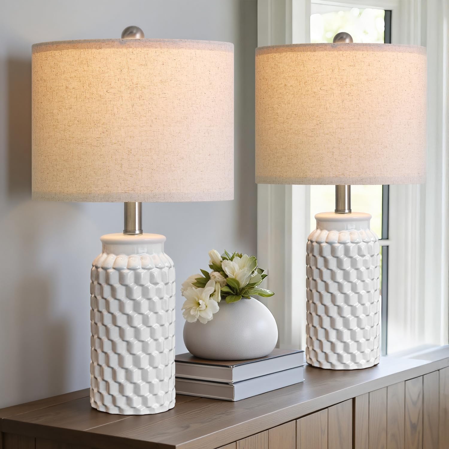 Detalle de USumkky Ceramic Table Lamps, Set of 2