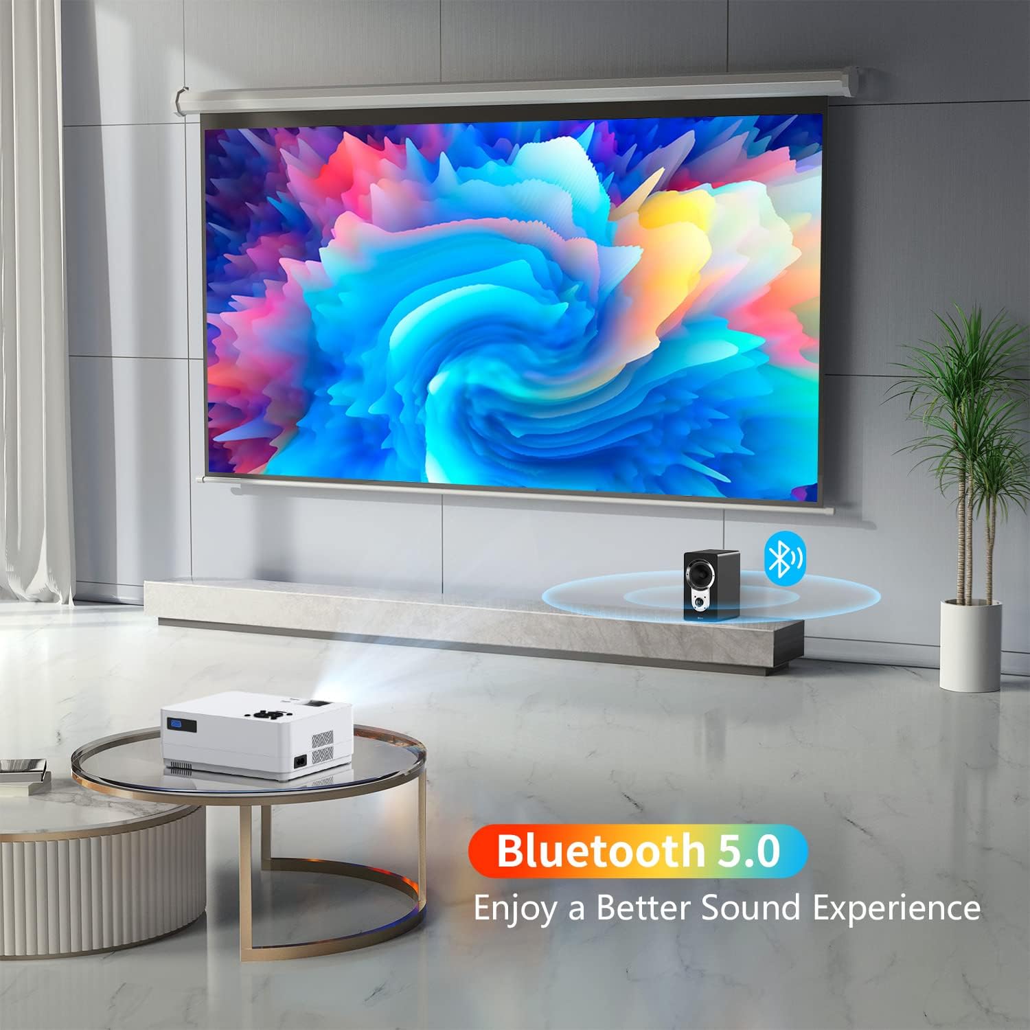 Detalle de Roconia 1080p projector