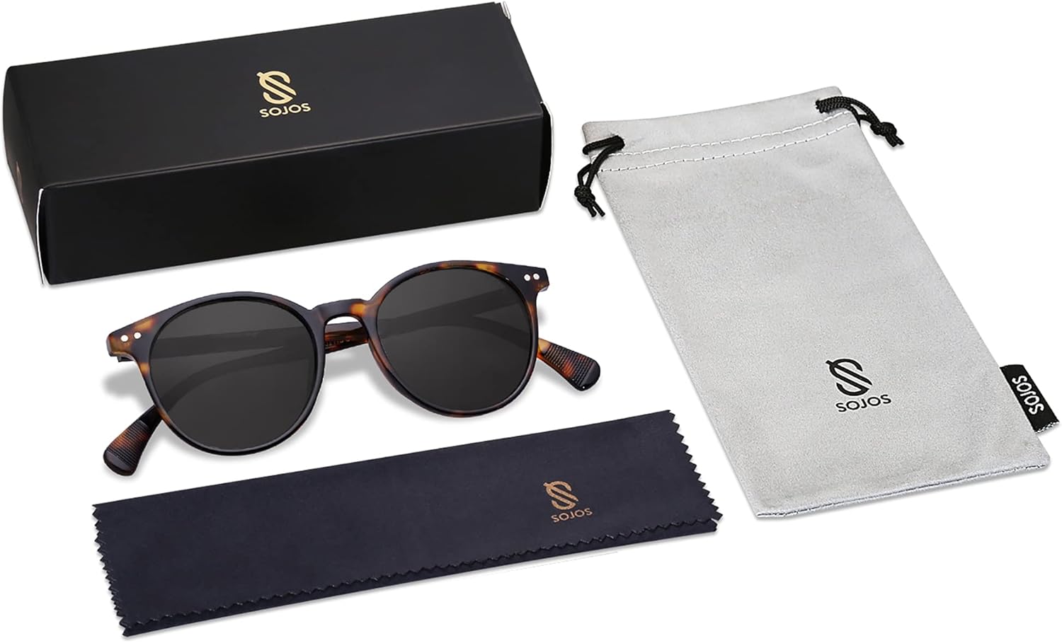 Thumbnail 5 de SOJOS Lunettes de soleil polarisées rondes UV400 vintage SJ2113 (unisex)