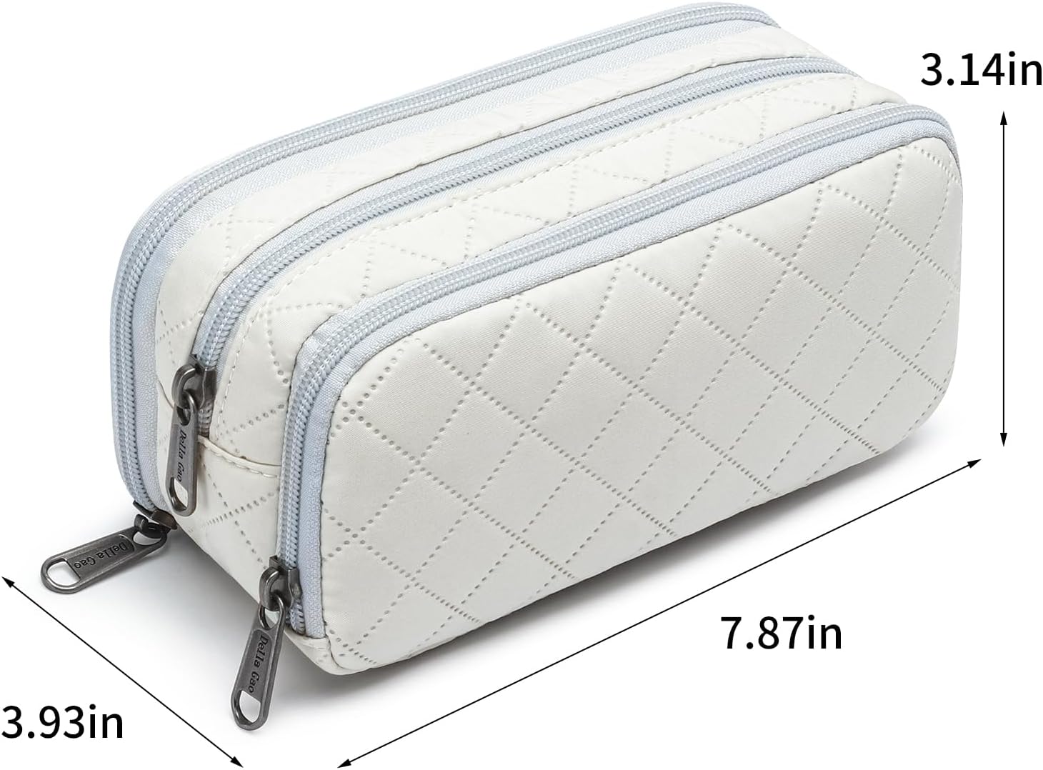 Thumbnail 1 de Della Gao Large Pencil Case, 3-Compartment 1 Pencil Pouch ✏️