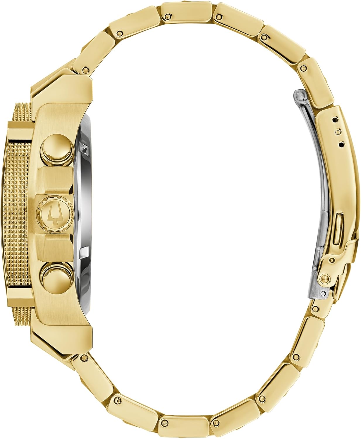 Detalle de Bulova Men’s Icon High Precision Quartz Chronograph Watch (Curved Mineral Crystal)