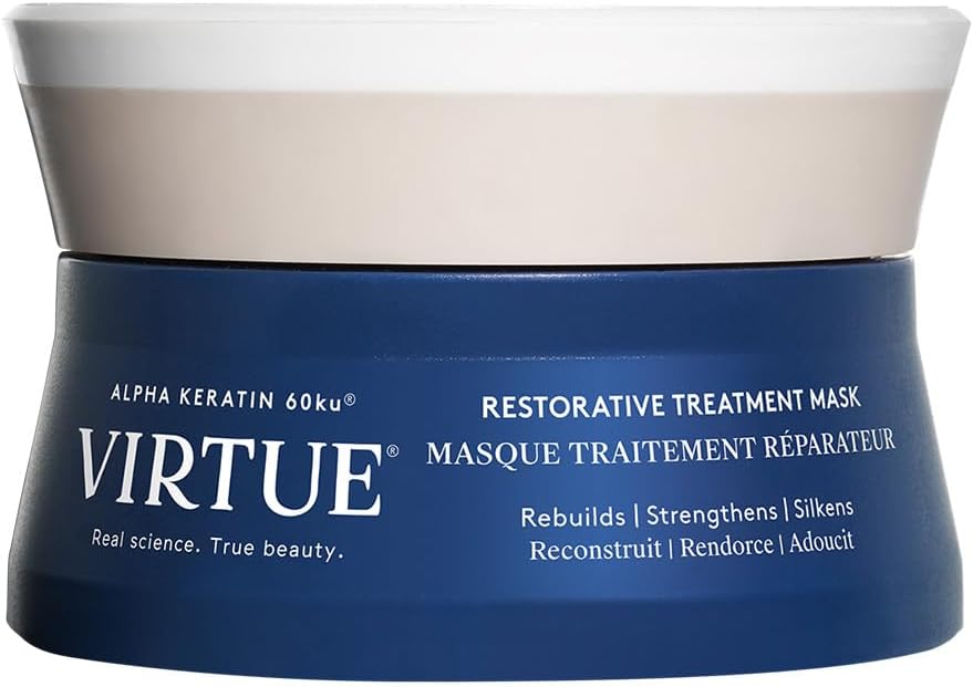 Detalle de Virtue Restorative Hair Mask with Keratin & Baobab Seed Oil — Deep Repair for Damaged Hair