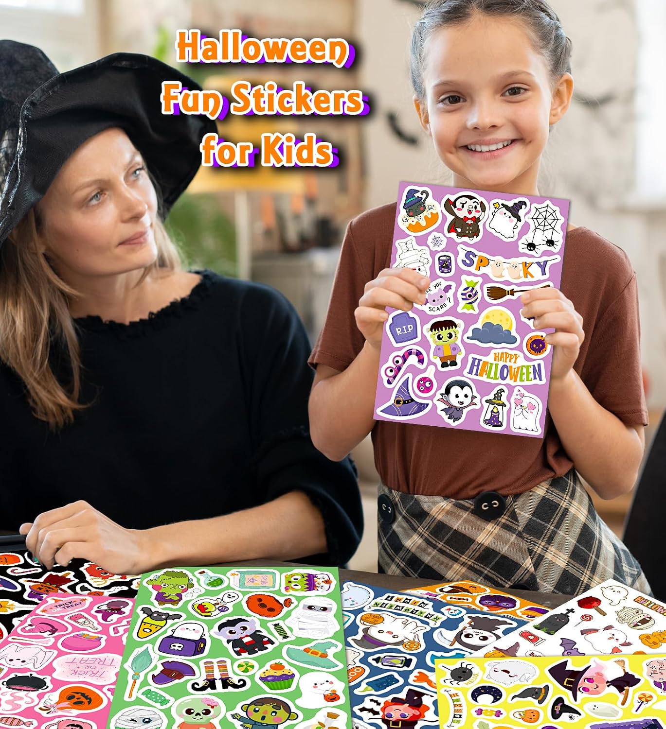Detalle de Halloween Stickers, 24 Sheets