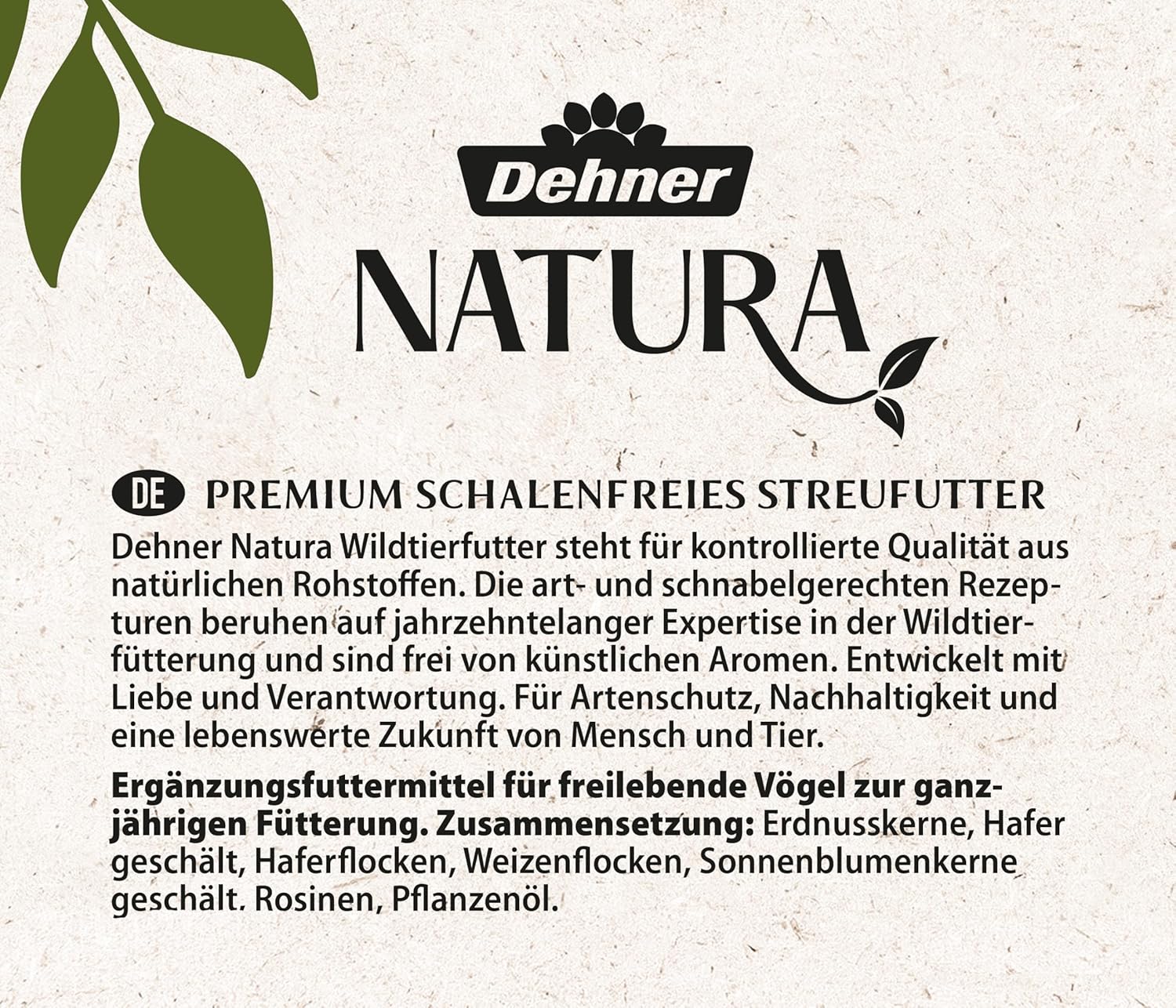 Thumbnail 6 de Dehner Natura Mangime per Uccelli Selvatici senza guscio, 3,6 kg