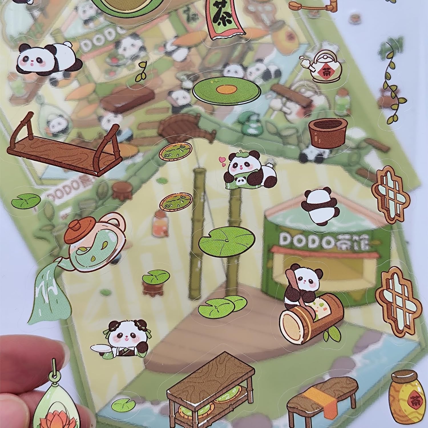 Detalle de DIY 3D Scene Stickers, 4 Sets