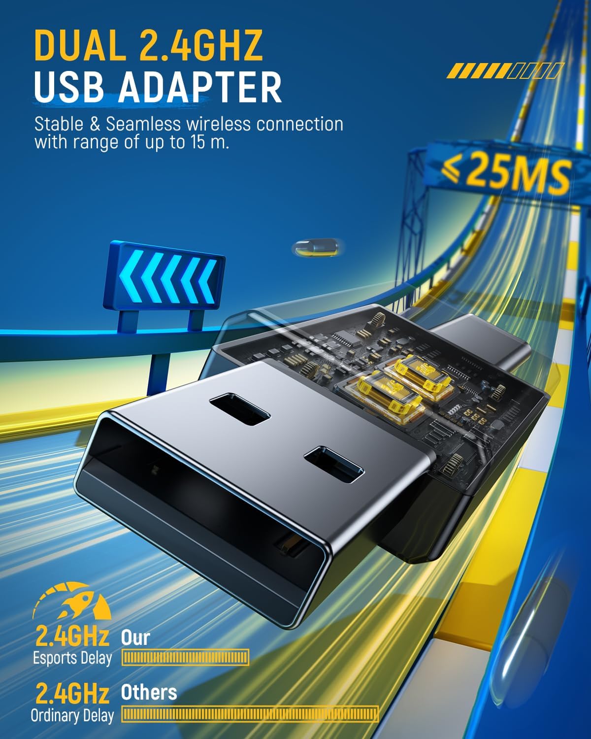 Thumbnail 2 de Wireless Gaming Headset 30H battery