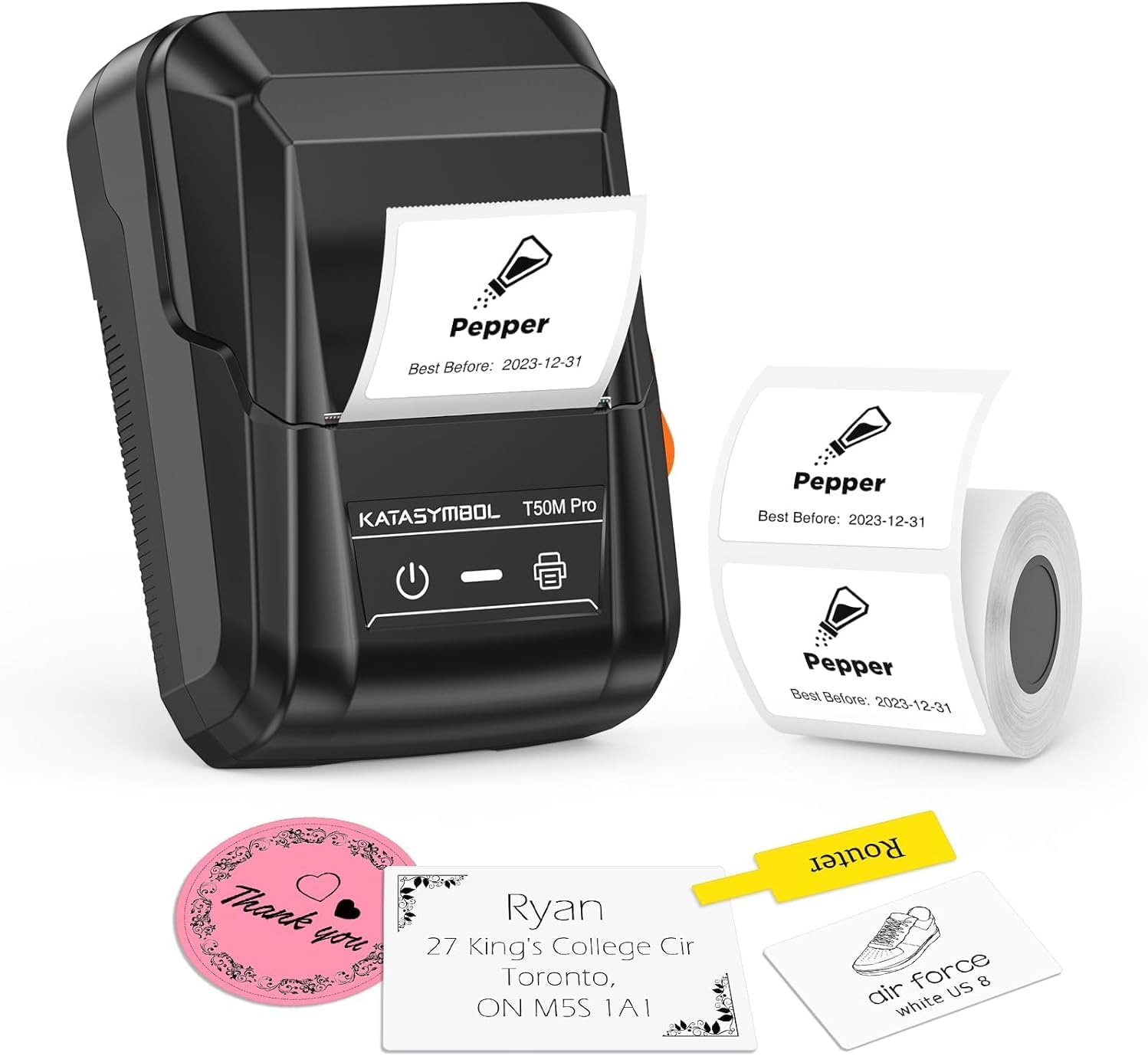 Detalle de SUPVAN T50M Pro label maker 450 icons 🖨