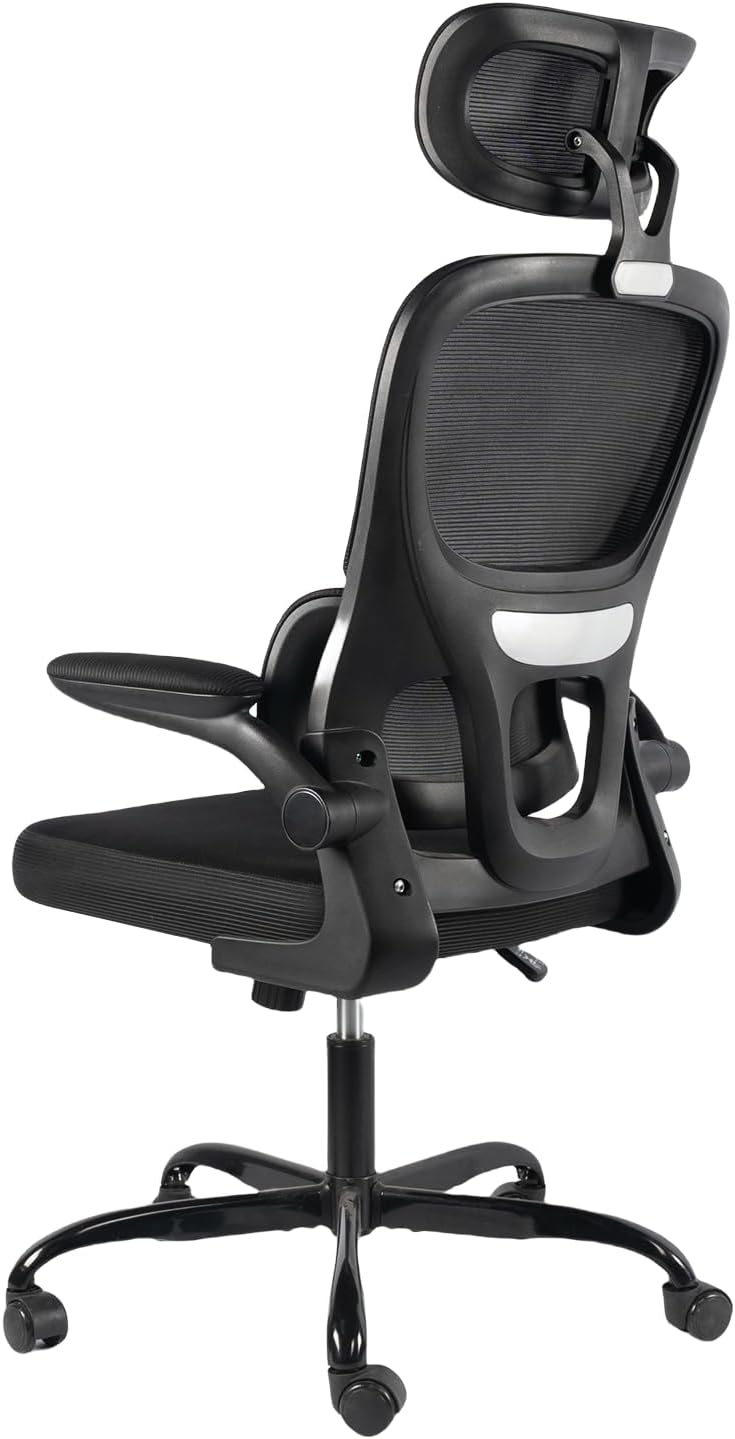 Thumbnail 6 de JAJALUYA Mesh Office Chair with Adjustable Headrest and Lumbar Support