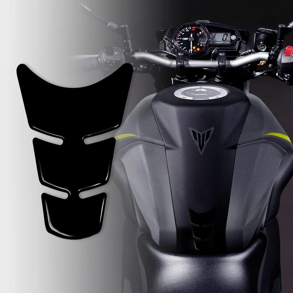 Detalle 1 de Quattroerre 1887 Tankschutz für Motorrad schmal kurz 3D – Schwarz