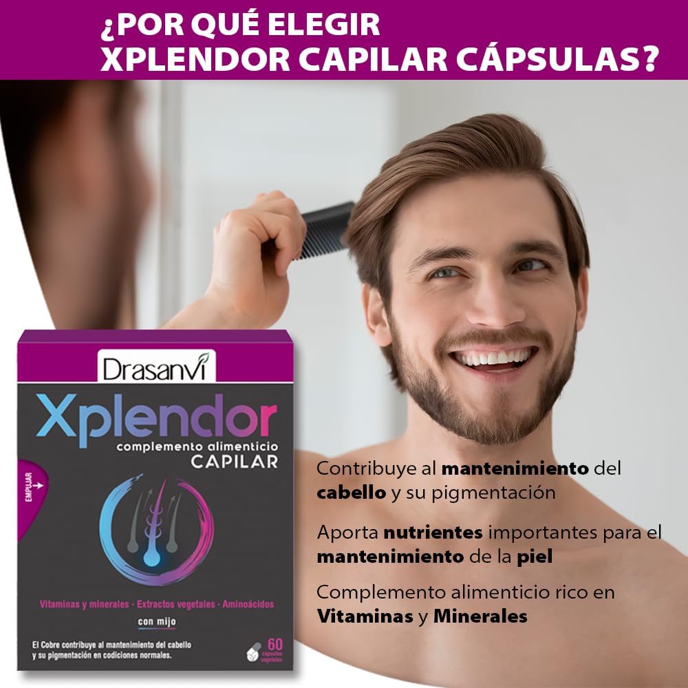 Thumbnail 2 de DRASANVI XPLENDOR CAPILAR 60 cápsulas