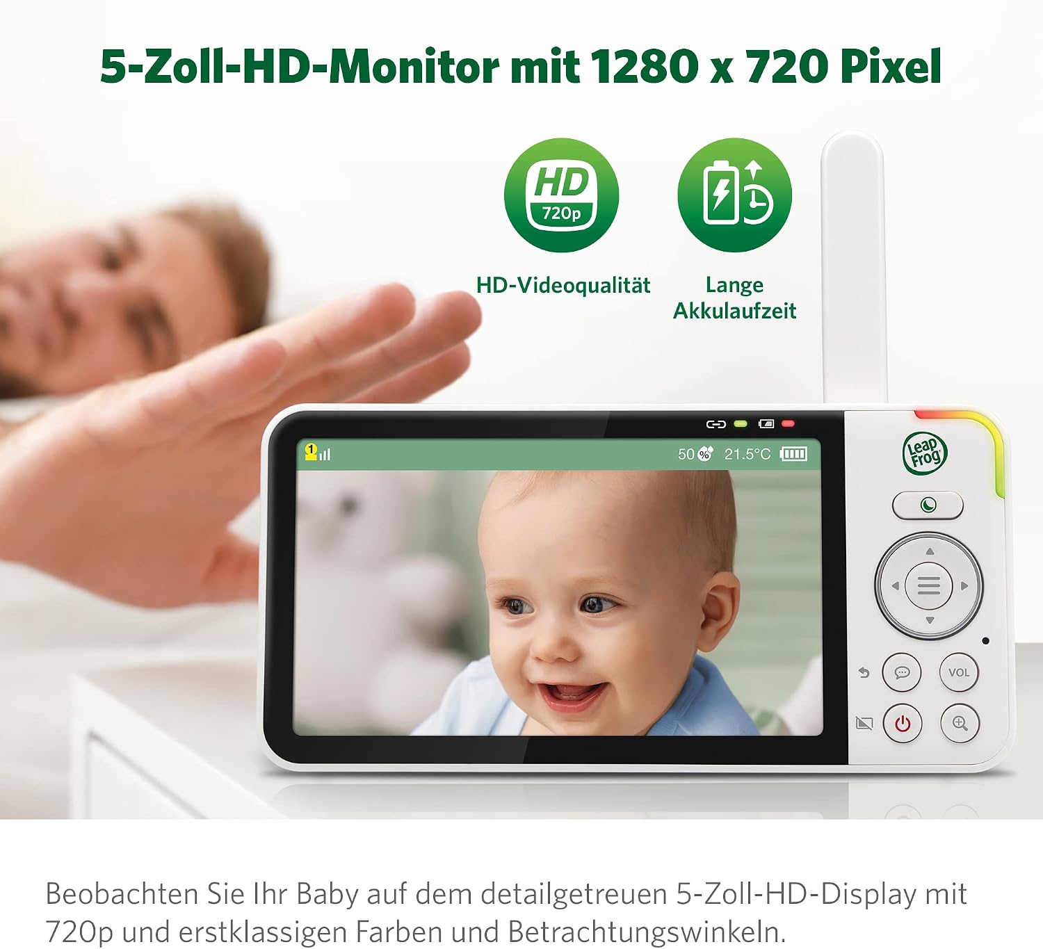 Detalle 2 de LeapFrog LF915 Baby Monitor