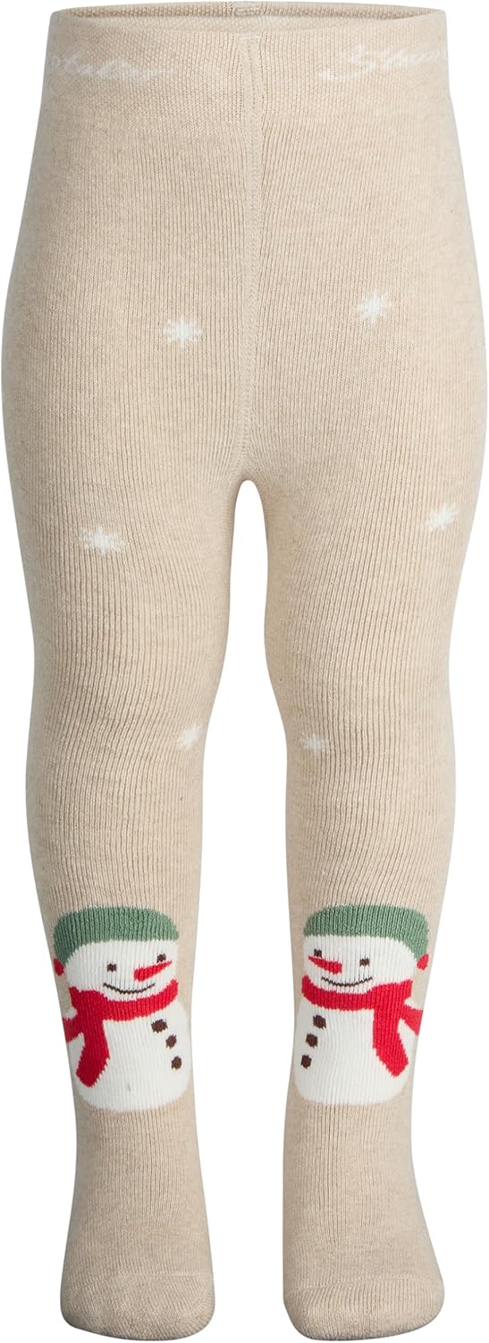 Thumbnail 3 de Sterntaler Unisex Strumpfhose Schneemann – Innenfrottee, Weihnachtsmotiv (1er Pack)