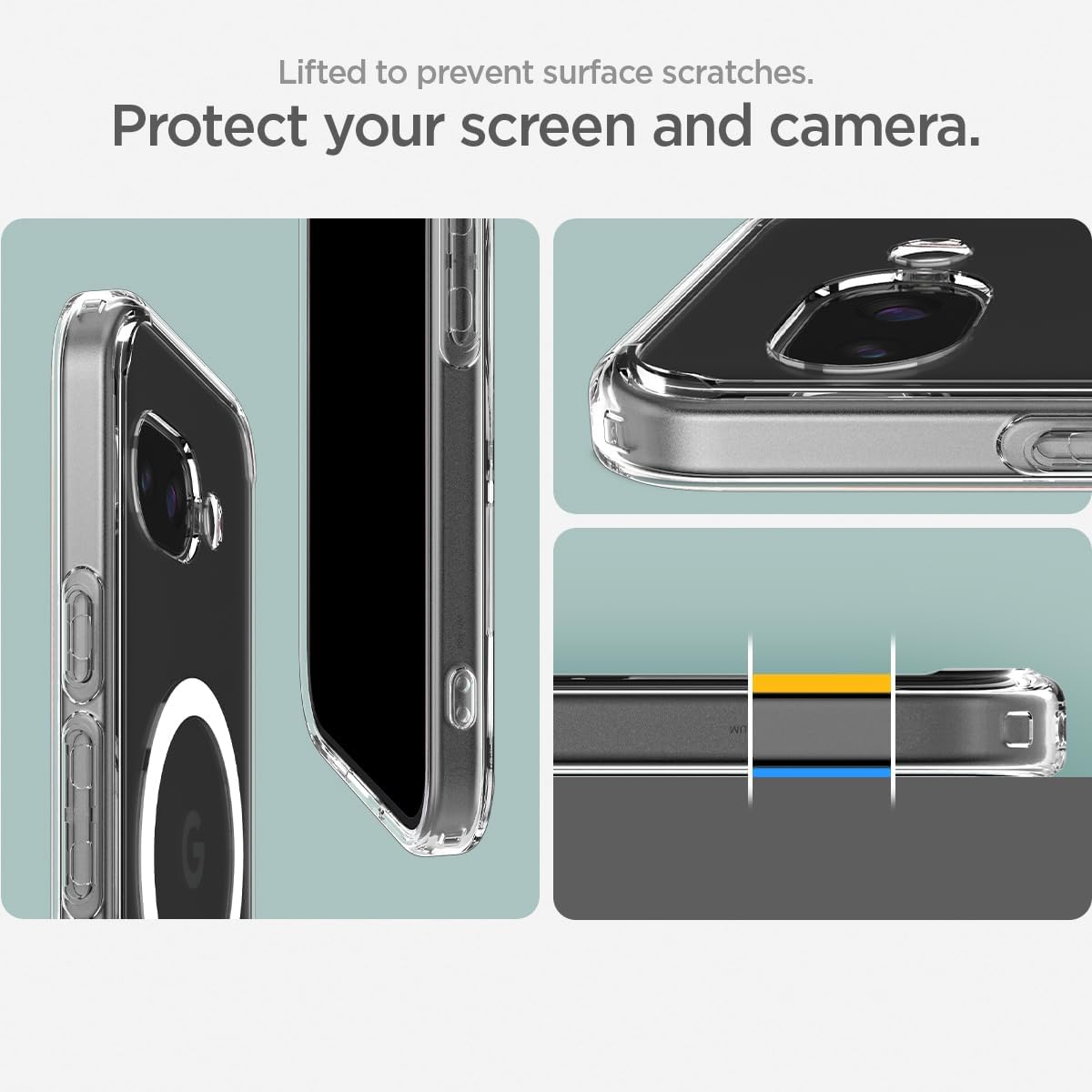 Thumbnail 4 de Spigen Ultra Hybrid MagFit pour Google Pixel 9a — Coque blanche