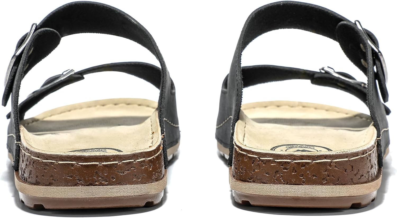 Thumbnail 3 de JOMIX herensandalen van kunstleer met verstelbare riem en antislipzool