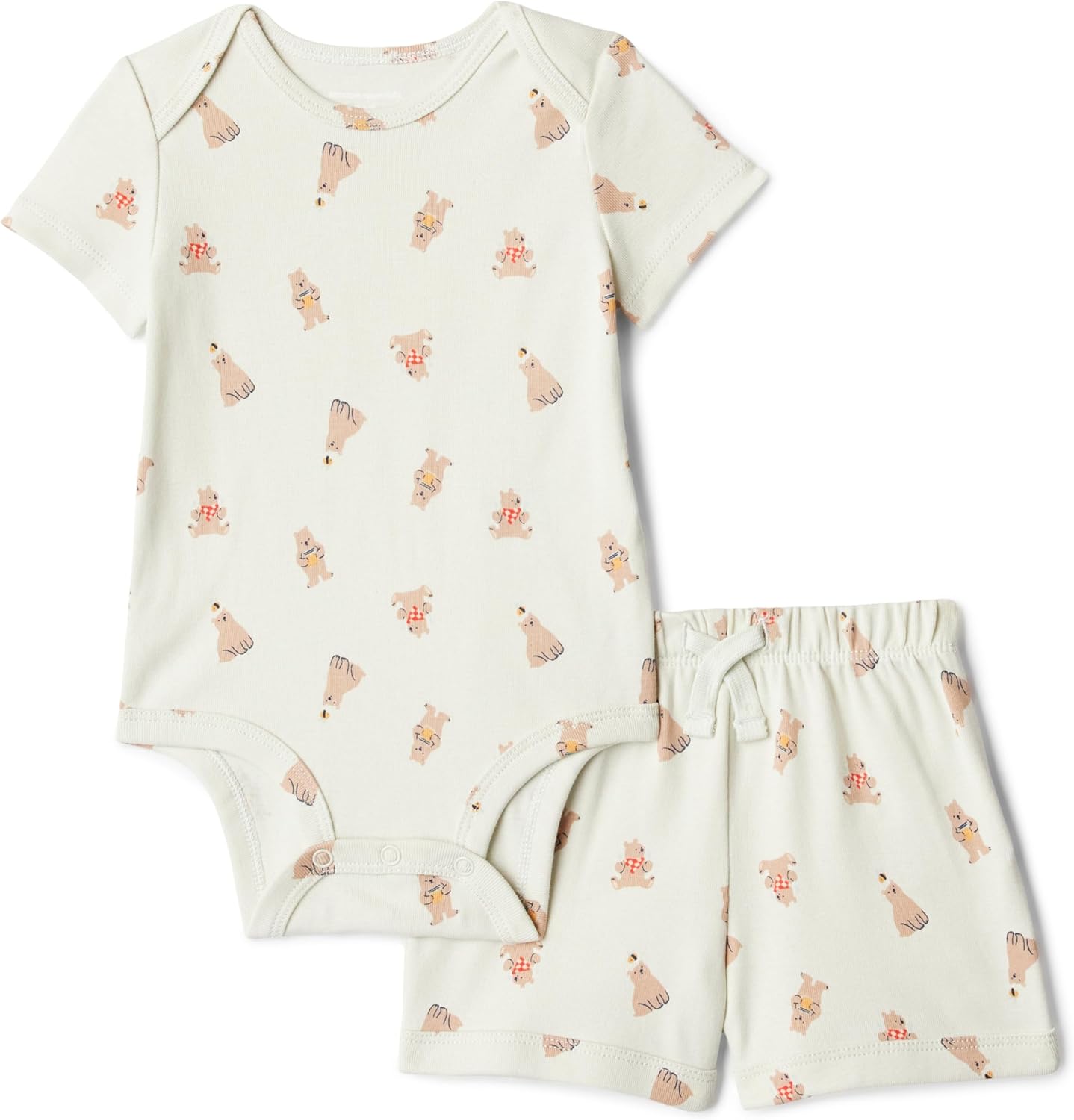 Thumbnail 6 de Amazon Essentials Unisex Baby-Set aus Body und Shorts (Rippenstrick, 100% Baumwolle)