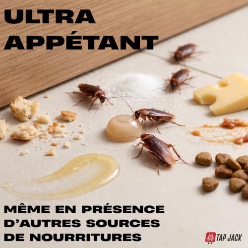 Thumbnail 6 de Gel Anti Cafards Nouvelle Génération – TAP JACK, 10 g, Double Action IGR