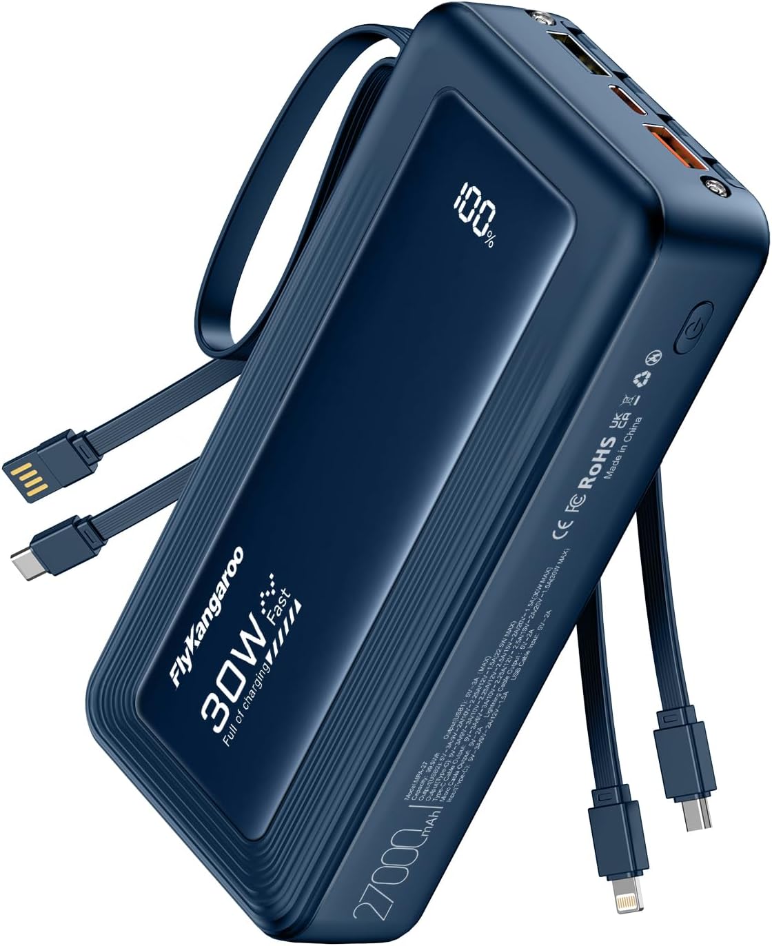 Detalle de FlyKangaroo Power Bank 27000mAh