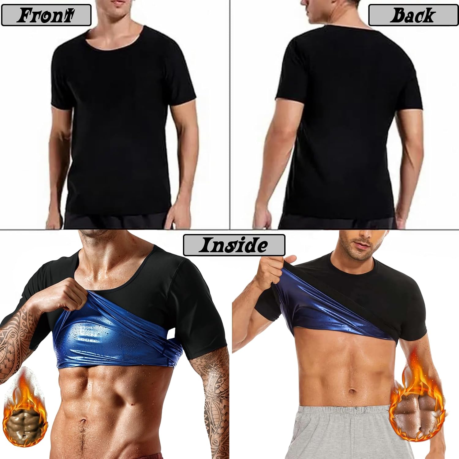 Thumbnail 5 de JiaYouLC Sauna Suit for Weight Loss