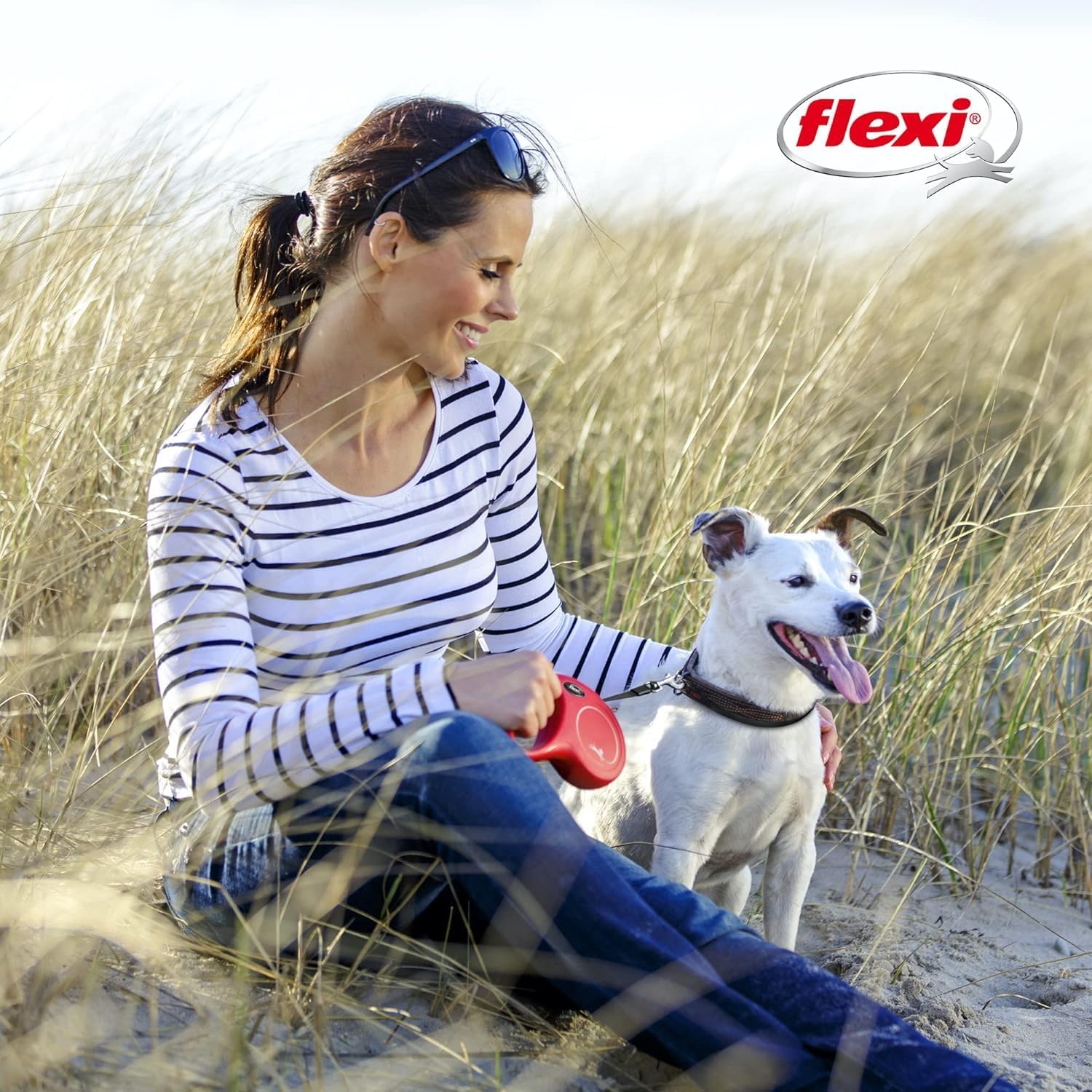Detalle 2 de flexi® Classic XS Laisse rétractable 3 m pour petits chiens - noir, format de poche