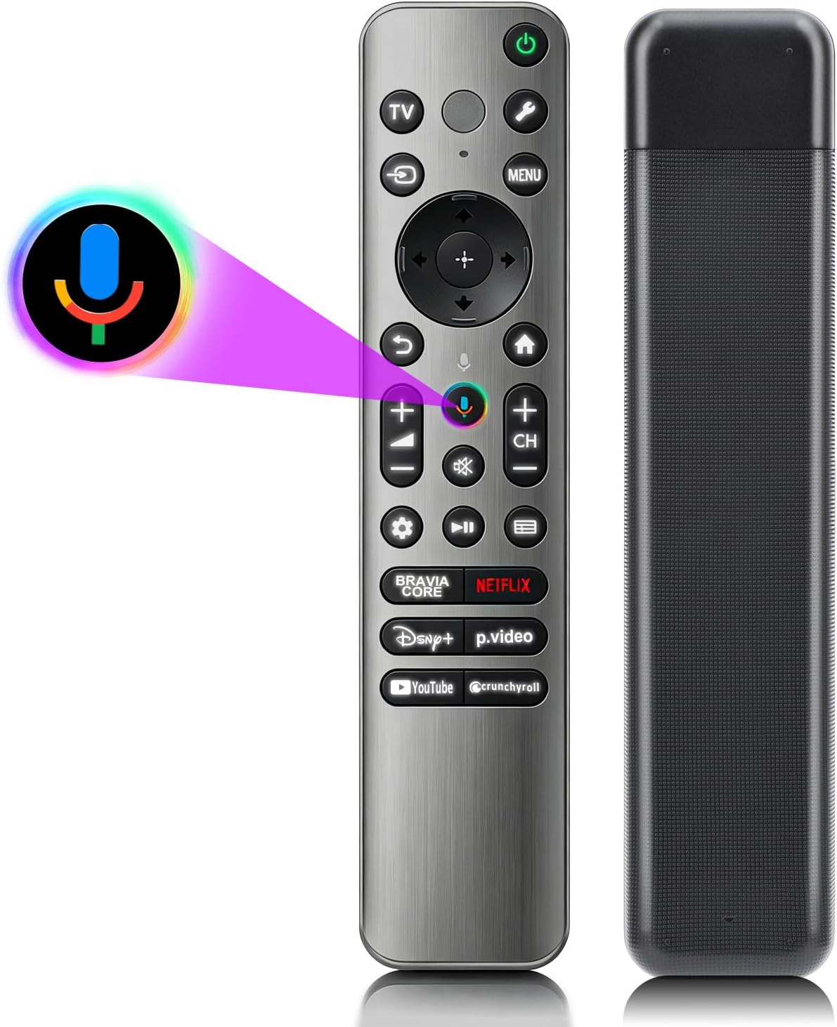 Detalle 2 de Replacement for Sony TV Remote with Voice & Backlight for Bravia Google 4K TV