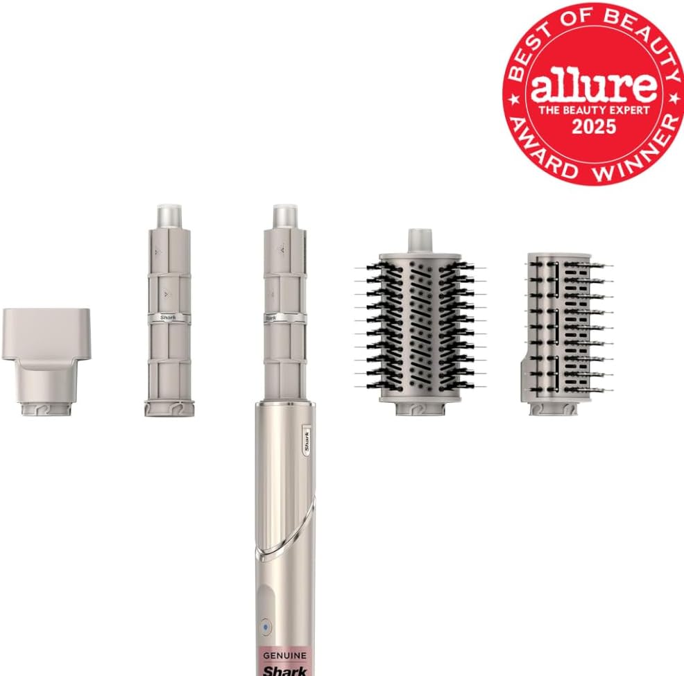 Detalle 2 de Shark FlexStyle Air Styling & Drying System (HD430) — multi-styler hair dryer brush with auto-wrap curlers