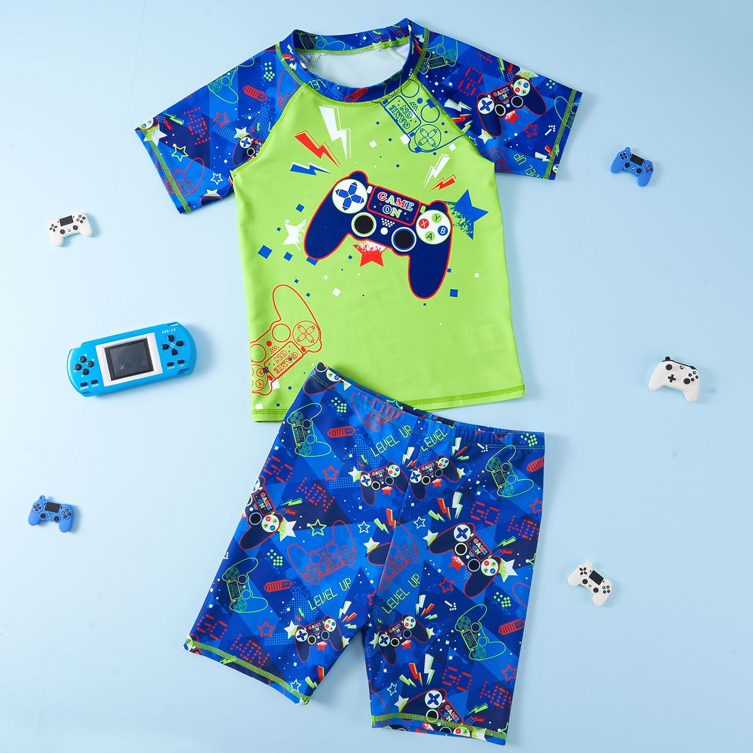 Thumbnail 1 de WAWSAM Kinder Jungen UV-Schutz Bade-Set (Badeanzug + Rashguard) für den Sommer