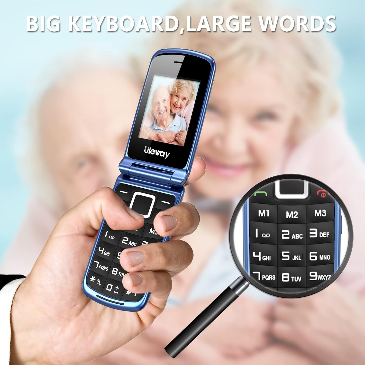 Thumbnail 3 de Senior Mobile Phone G380D 1000mAh