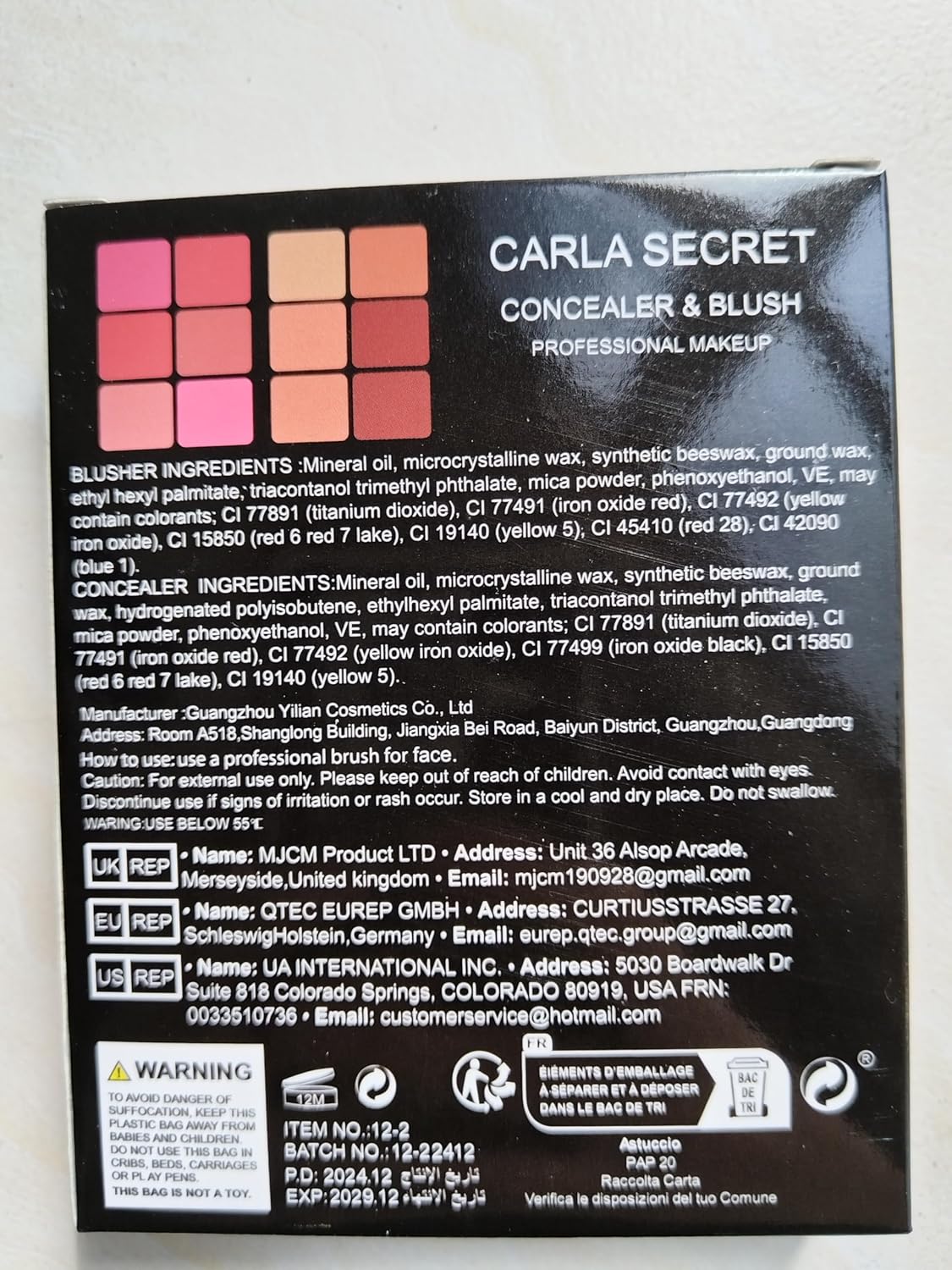 Thumbnail 6 de 12 Farben Concealer-Rouge Palette #02