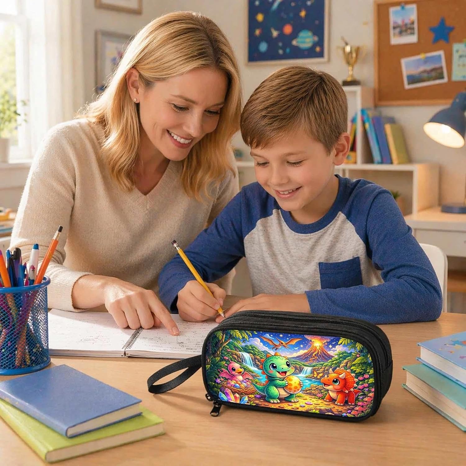 Detalle de QruKinx Kids Pencil Case, Polyester