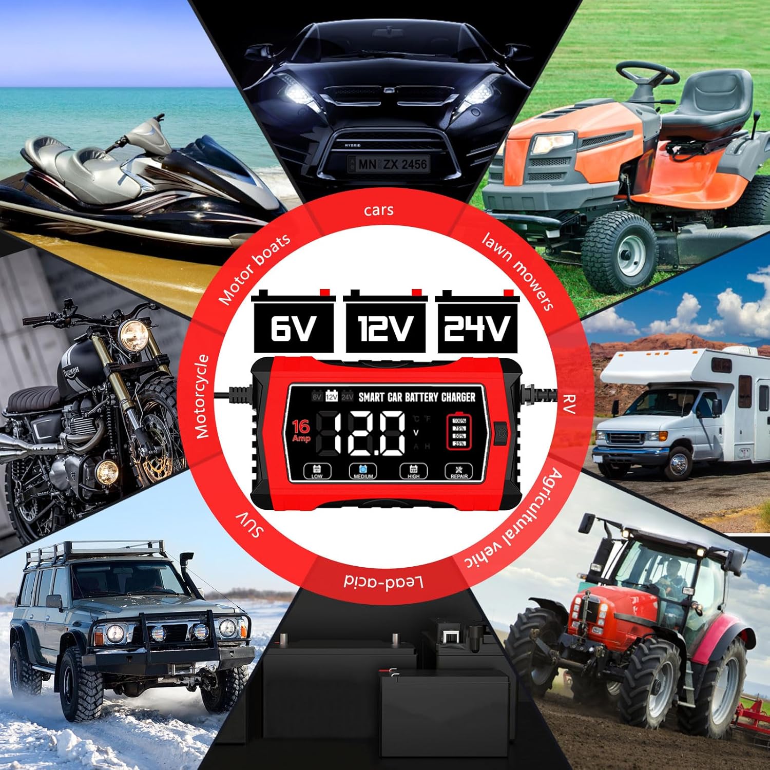 Thumbnail 6 de HTRC 16 A Autobatterie Ladegerät
