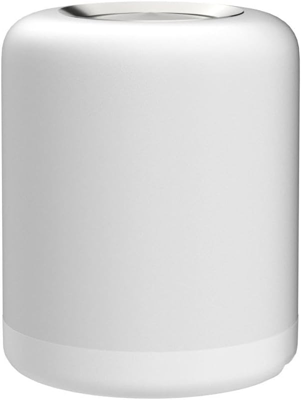 Detalle 2 de SOLIDEE Nachttischlampe Touch Dimmbar mit RGB, Warmweiß/Kaltweiß, 1‑Stunden-Timer und USB-Aufladung