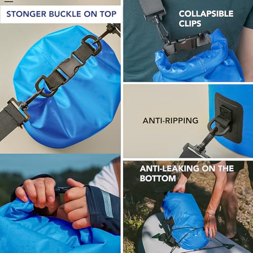 Detalle de Unigear Waterproof Dry Bag 2L-55L with Phone Pouch for Swimming Kayaking