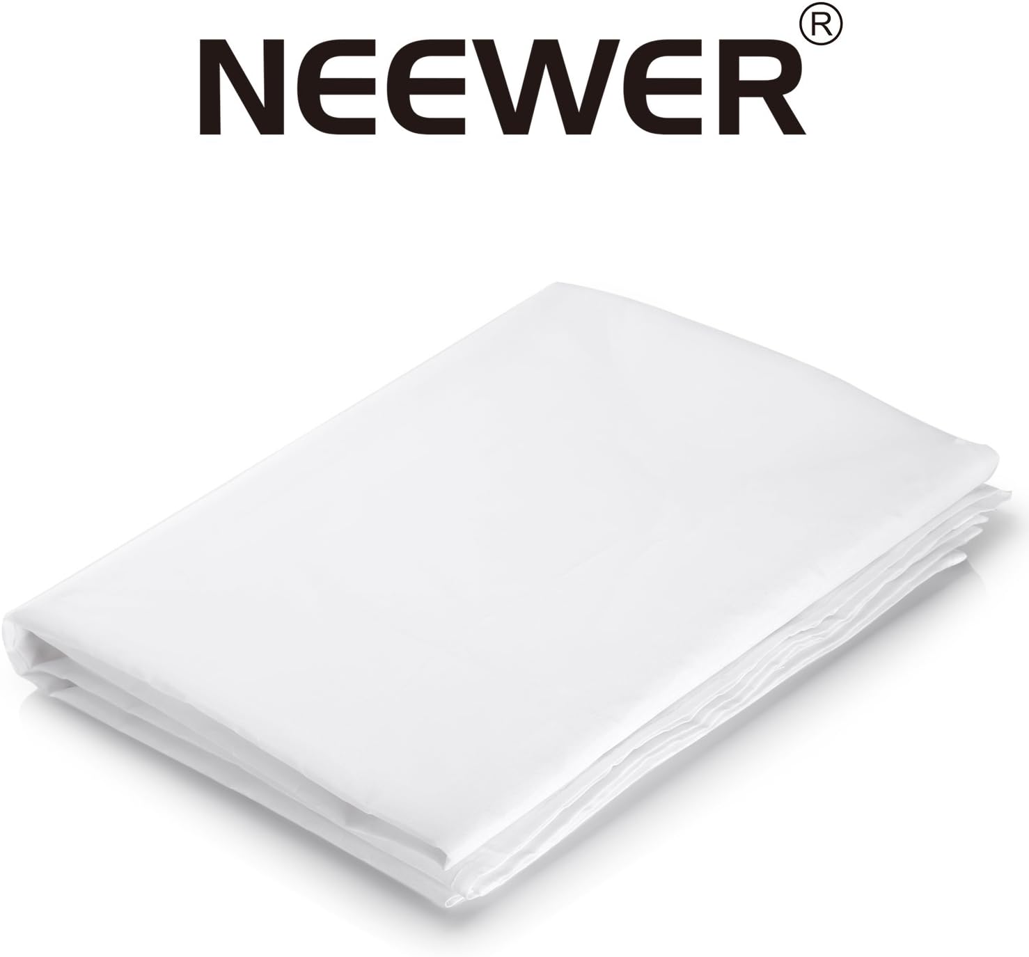 Detalle de Diffusionsstoff für Softbox & Lichtzelt – Neewer Nylonseide nahtlos, weiß (3,6 x 1,5 m)