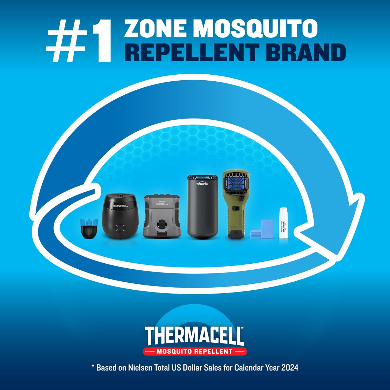 Thumbnail 6 de Thermacell Fuel-ZoneGuard Extreme Fuel Powered Mosquito Repeller, Green