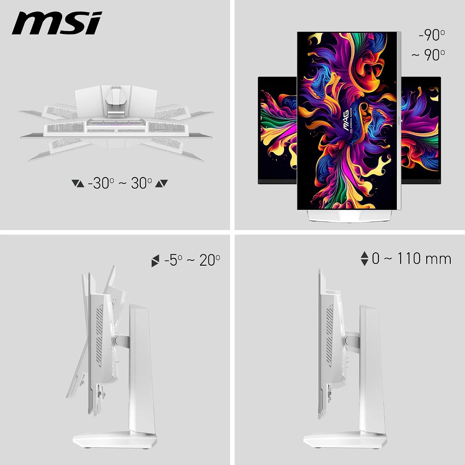 Detalle de MSI MAG 272QPW QD-OLED 27 inch 280Hz