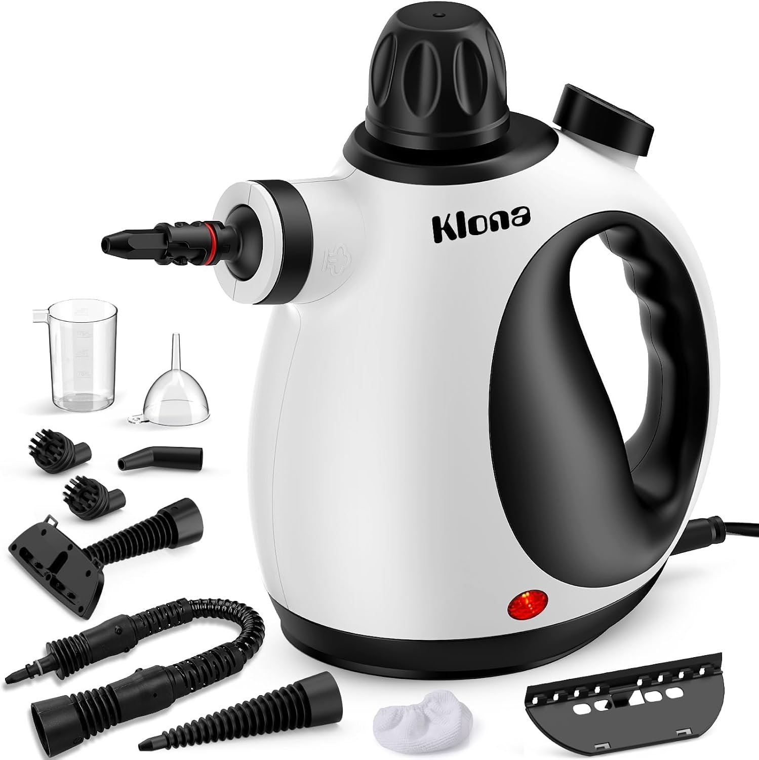 Detalle de Klona EM-307 Handheld Steam Cleaner, 3.2 bar, 1050W, 10 Accessories