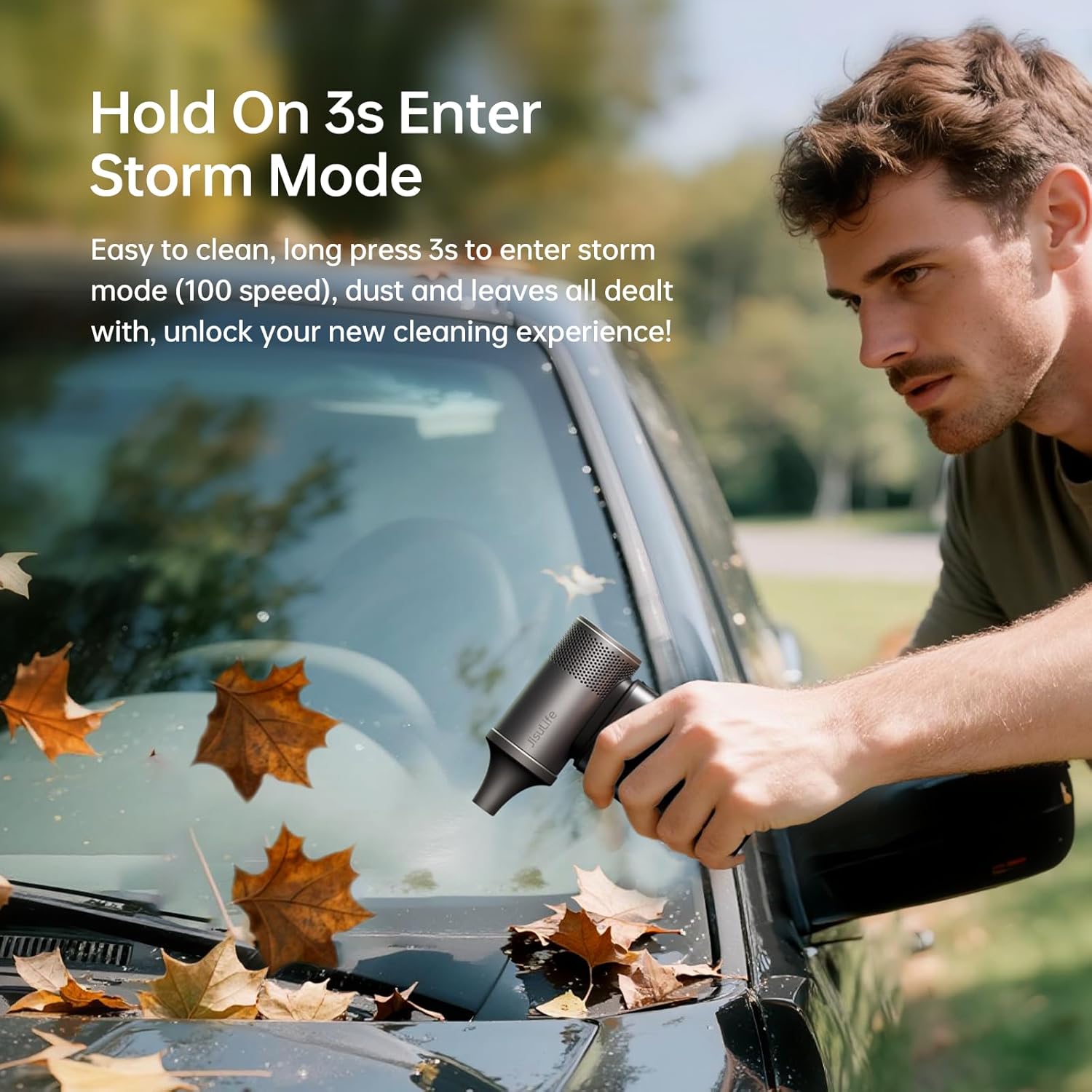 Thumbnail 6 de JISULIFE 5-in-1 Portable Handheld Fan with 9000mAh Battery and 18W Power Bank